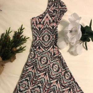 Aeropostale Skater Dress Aztec Pattern